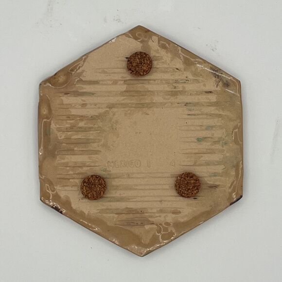 Set of 4 Retro 60s 70s Mexican Abstract Vintage Drink Coasters - Picture 3 of 3